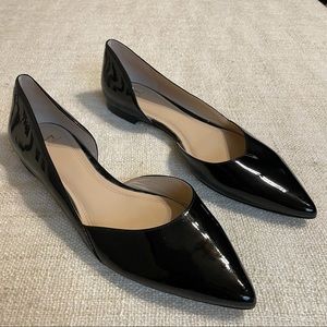 Marc Fisher Black Pointed Flats